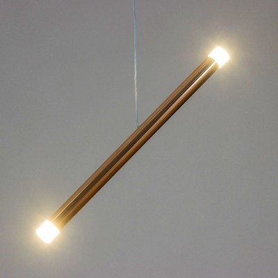 Светильник подвесной «Балансия»LED 6 Вт 4000К золото 3×3×40-140 см