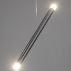 Светильник подвесной "Балансия" LED 6Вт 4000К хром 3х3х40-140см - фото 321156140