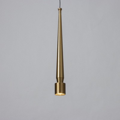 Светильник подвесной «Кельна» LED 5 Вт 4000К золото 4×4×33.5-133.5 см