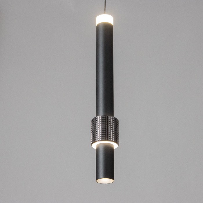 Светильник подвесной BayerLux «Алекса», LED, 7 Вт, 4000К, 4×4×40-140 см, чёрный - Фото 1