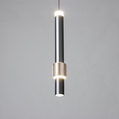 Светильник подвесной «Алекса» LED 7 Вт 4000К серый 4×4×40-140 см