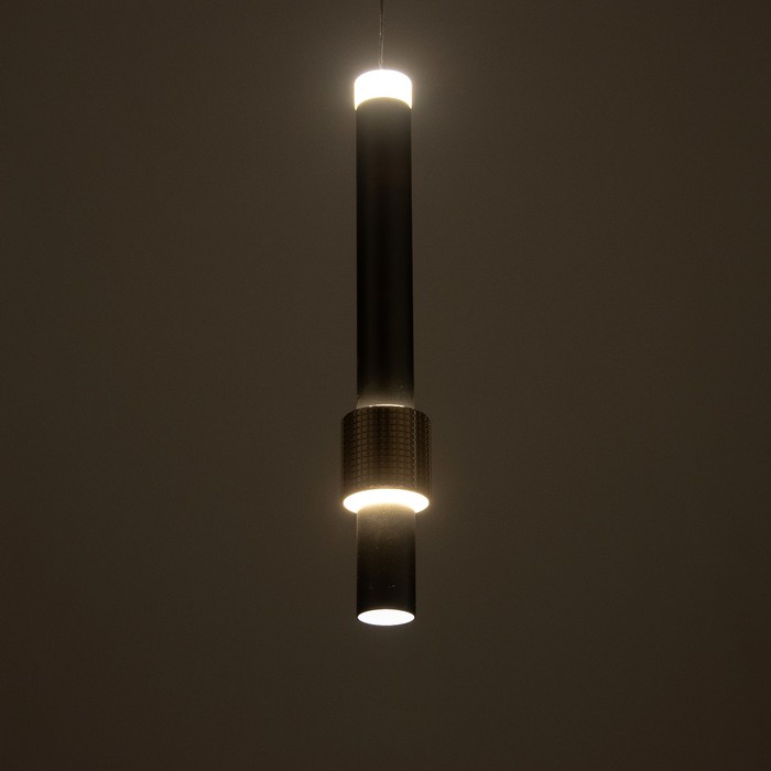 Светильник подвесной "Алекса" LED 7Вт 4000К серый 4х4х40-140см