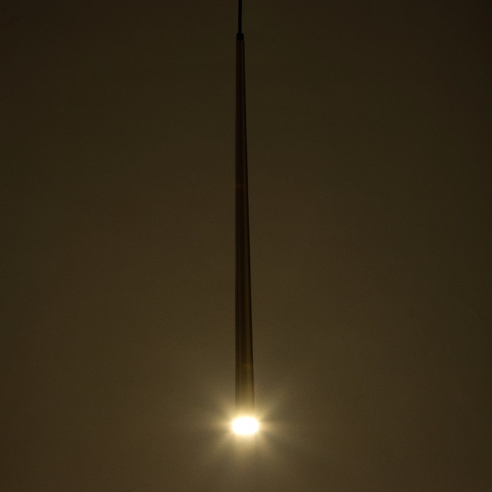 Светильник подвесной "Титан" LED 5Вт 4000К золото 2,8х2,8х60-160см
