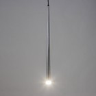 Светильник подвесной "Титан" LED 5Вт 4000К хром 2,8х2,8х60-160см - фото 321156256