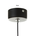 Светильник подвесной "Аламо" LED 5Вт 4000К черный 2,5х2,5х60-160см - Фото 5