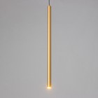 Светильник подвесной"Аламо" LED 5Вт 4000К золото 2,5х2,5х60-160см - фото 4247433