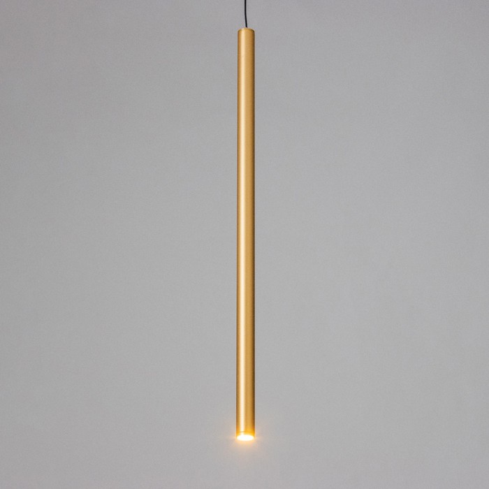 Светильник подвесной«Аламо» LED 5 Вт 4000К золото 2.5×2.5×60-160 см - Фото 1