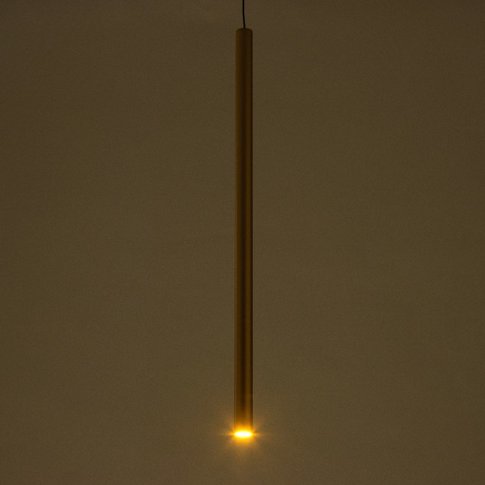 Светильник подвесной"Аламо" LED 5Вт 4000К золото 2,5х2,5х60-160см