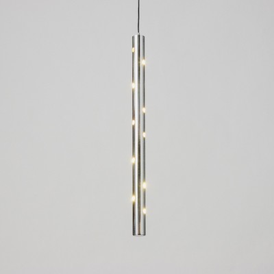 Светильник подвесной «Сити» LED 5 Вт 4000К хром 2.5×2.5×40-140 см