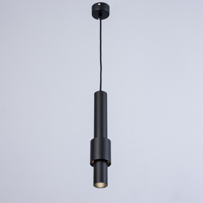 Светильник подвесной "Дарина" LED 10Вт 4000К черный 6х6х30-130см