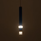 Светильник подвесной "Регент" LED 5Вт 4000К синий 3,3х3,3х30-130см - Фото 3