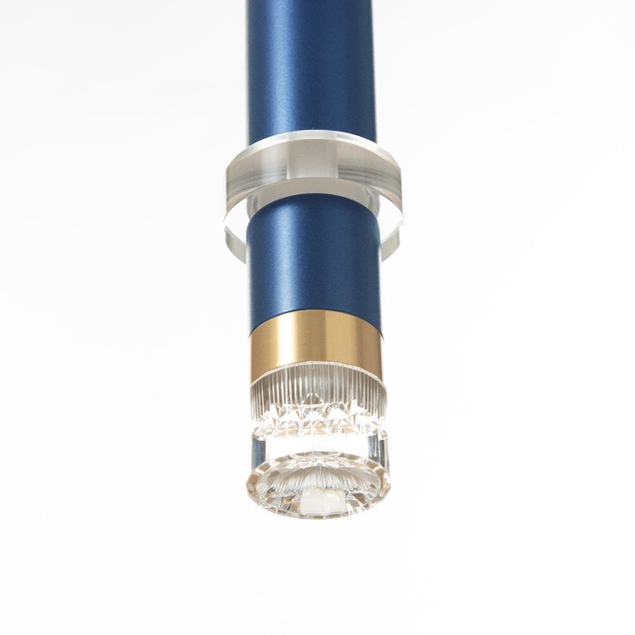 Светильник подвесной "Регент" LED 5Вт 4000К синий 3,3х3,3х30-130см