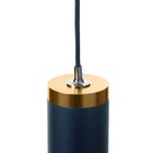 Светильник подвесной "Регент" LED 5Вт 4000К синий 3,3х3,3х30-130см - Фото 8