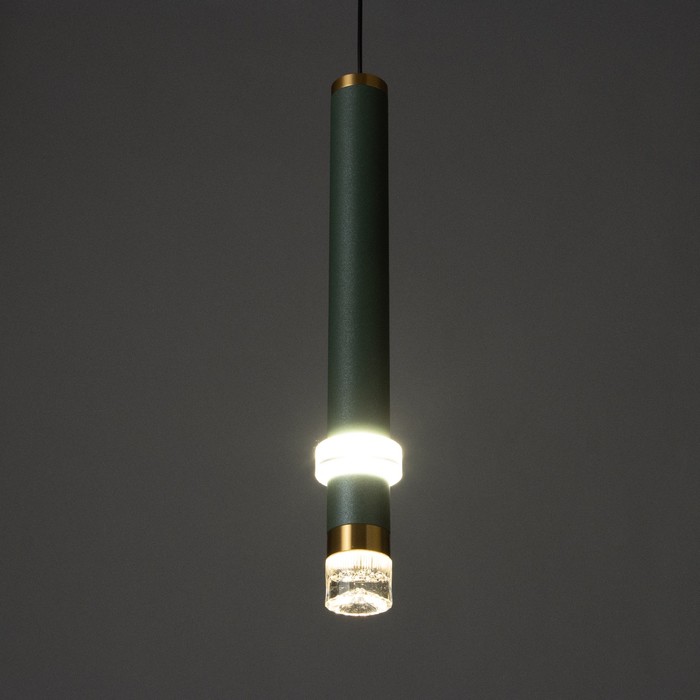 Светильник подвесной "Регент" LED 5Вт 4000К зеленый 3,3х3,3х30-130см