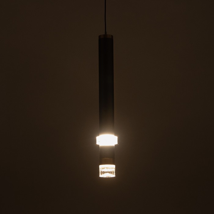 Светильник подвесной "Регент" LED 5Вт 4000К серый 3,3х3,3х30-130см
