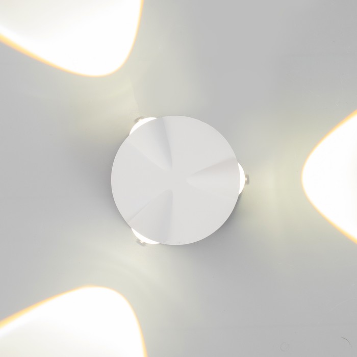 Бра BayerLux «Снек», 3хLED, 3 Вт, 4000К, IP66, белый, 9.3×4.5×9.3 см - Фото 1