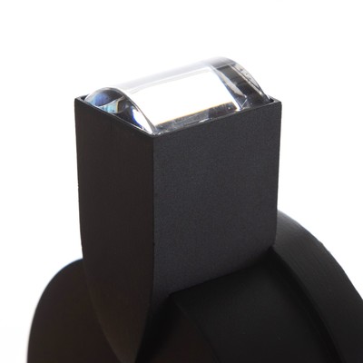 Бра BayerLux «Деко», 2хLED, 2 Вт, 4000К, IP66, чёрный, 9.5×4.3×16 см