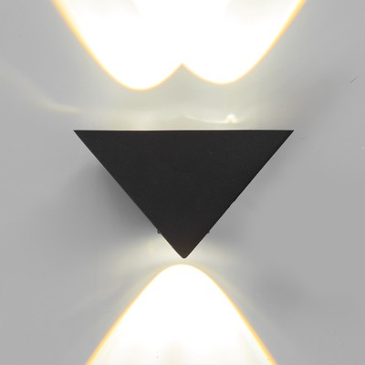 Бра BayerLux «Феба», 3хLED, 3 Вт, 4000К, IP66, чёрный, 13.2×4×7.8 см