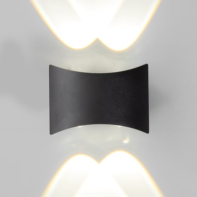 Бра BayerLux «Эссен», 4хLED, 4 Вт, 4000К, IP66, чёрный, 11.5×4.6×8.3 см