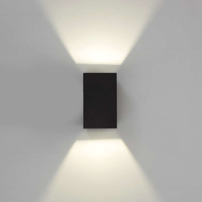 Бра BayerLux «Алпин», 1хLED, 2 Вт, 4000К, IP66, чёрный, 9×11×15 см - Фото 1