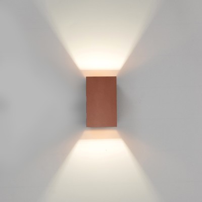 Бра BayerLux «Алпин», 1хLED, 2 Вт, 4000К, IP66, кофе, 9×11×15 см