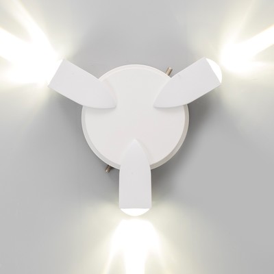 Бра BayerLux «Деко», 3хLED, 3 Вт, 4000К, IP66, белый, 16×4.3×16 см