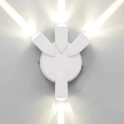 Бра BayerLux «Деко», 4хLED, 4 Вт, 4000К, IP66, белый, 16×4.3×13 см