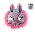 Карнавальная маска «Заяц», цвет розовый - Фото 3