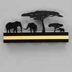 Бра "Слоны" LED 4000К 12Вт черный 38х20х4см - фото 23729565