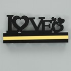 Бра «Любовь» LED 4000К 12 Вт черный 38×20×4 см - Фото 2