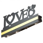 Бра «Любовь» LED 4000К 12 Вт черный 38×20×4 см - Фото 4
