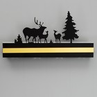 Бра "Лес" LED 4000К 12Вт черный 38х20х4см - фото 23729592