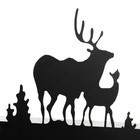 Бра "Лес" LED 4000К 12Вт черный 38х20х4см - фото 23729595