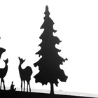 Бра "Лес" LED 4000К 12Вт черный 38х20х4см - фото 23729596