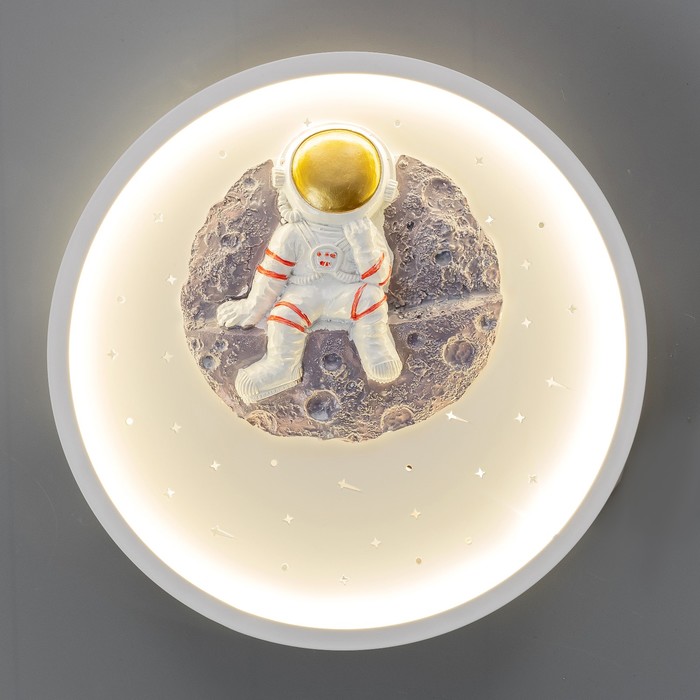 Бра "Космонавт" LED 4000К 15Вт белый 24х24х5см - Фото 1