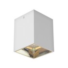 Светильник "Кубик" LED 4000К 10Вт DIM220 белый золото 7,5х7,5х9,5см - фото 20488535