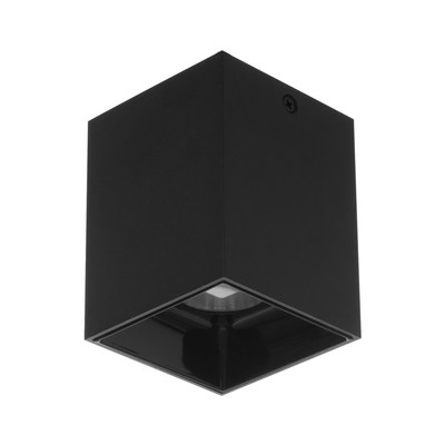 Светильник "Кубик" LED 4000К 10Вт DIM220 черный 7,5х7,5х9,5см