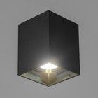 Светильник «Кубик» LED 4000К 10 Вт DIM220 черный золото 7.5×7.5×9.5 см - фото 4248055