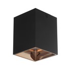 Светильник "Кубик" LED 4000К 10Вт DIM220 черный золото 7,5х7,5х9,5см - фото 12050166