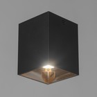 Светильник «Кубик» LED 4000К 10 Вт DIM220 черный золото 7.5×7.5×9.5 см - фото 4248067