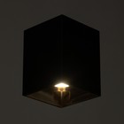 Светильник «Кубик» LED 4000К 10 Вт DIM220 черный золото 7.5×7.5×9.5 см - фото 4248068