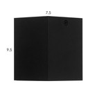 Светильник «Кубик» LED 4000К 10 Вт DIM220 черный серебро 7.5×7.5×9.5 см - фото 4248075