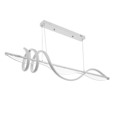 Светильник с ПДУ «Мик» LED 80 Вт 3000-6000К белый 100×17×19 см