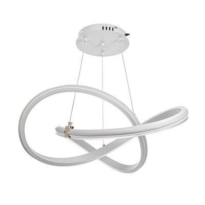 Светильник с ПДУ «Роули» LED 140 Вт 3000-6000К белый 53×53×20-120 см