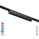 Светильник трековый SLIM "Книжка-33" LED 18Вт 3000K-6000К 48V CRI90 черный 3,2х3,8х33,6см 9909440 - фото 312038476