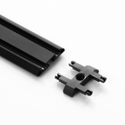 Коннектор прямой SLIM i-образный, 4-жильный, чёрный, 0.7×4×2 см - Фото 6