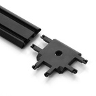 Коннектор SLIM т-образный, 4-жильный, чёрный, 0.7×4×2 см - Фото 6