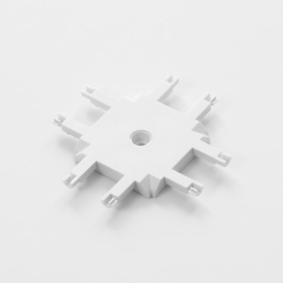 Коннектор SLIM "Х-образный" 4-жильный белый 0,7х4х2см