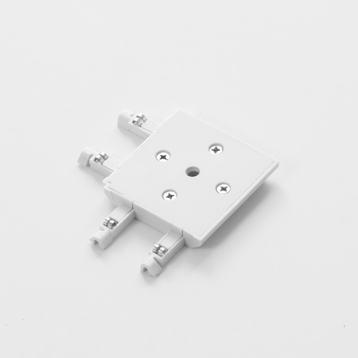 Коннектор угловой SLIM "Г-образный" 4-жильный белый 0,7х4х2см - фото 1908060804