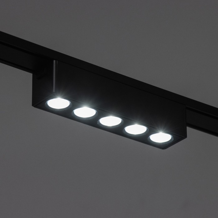 Светильник трековый ULTRA "Линза" LED 6Вт 3000K-5700К CRI90 черный 12,2х2,6х2,4см